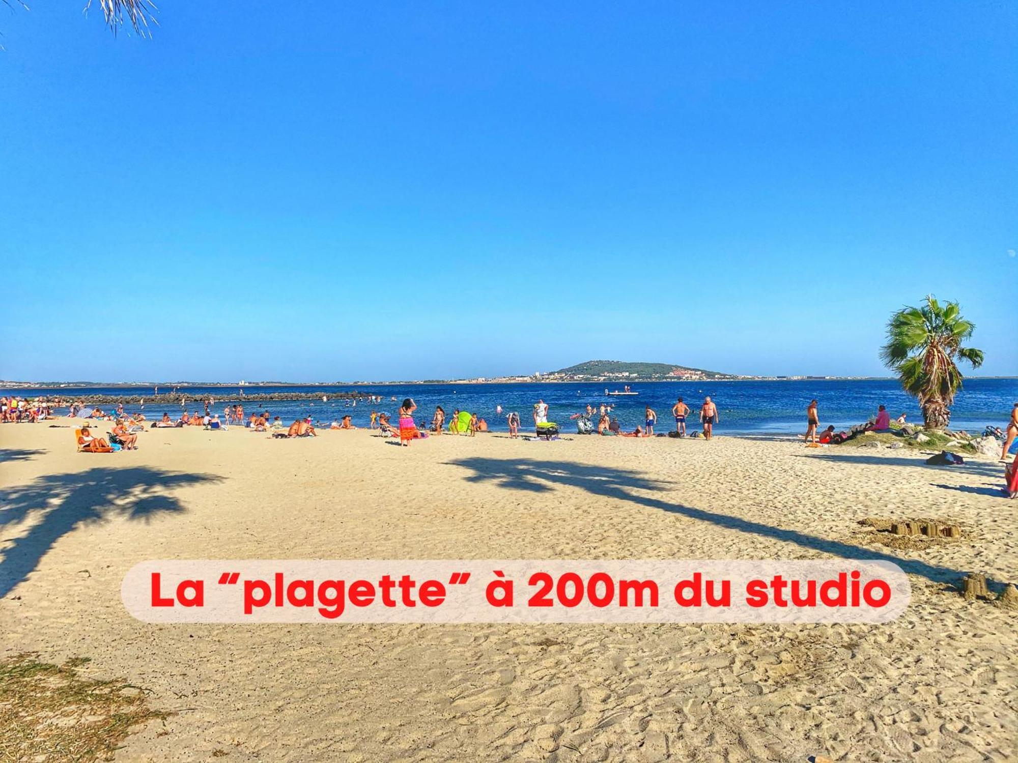 Charmant Studio Climatise A 200M De La Plage メーズ エクステリア 写真