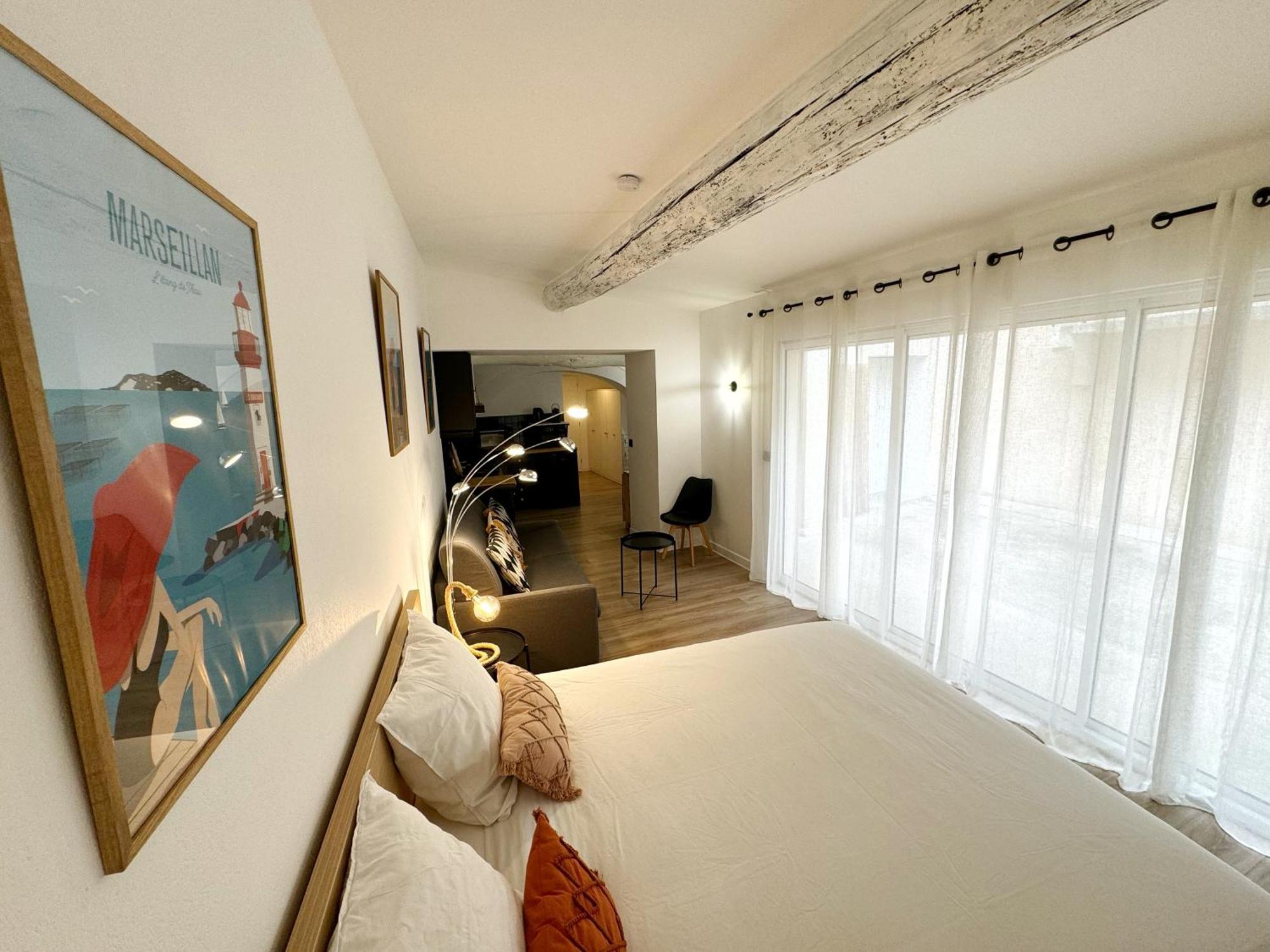 Charmant Studio Climatise A 200M De La Plage メーズ エクステリア 写真